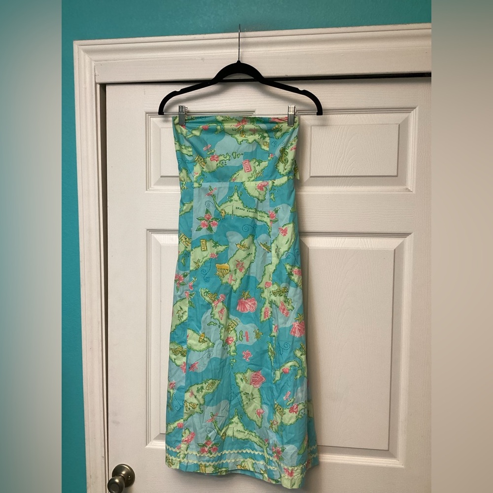 💥PRICE DROP💥 Lily Pulitzer Strapless Dress - Picture 2 of 7